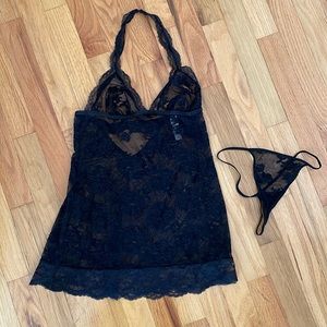Victoria’s Secret halter lace chemise